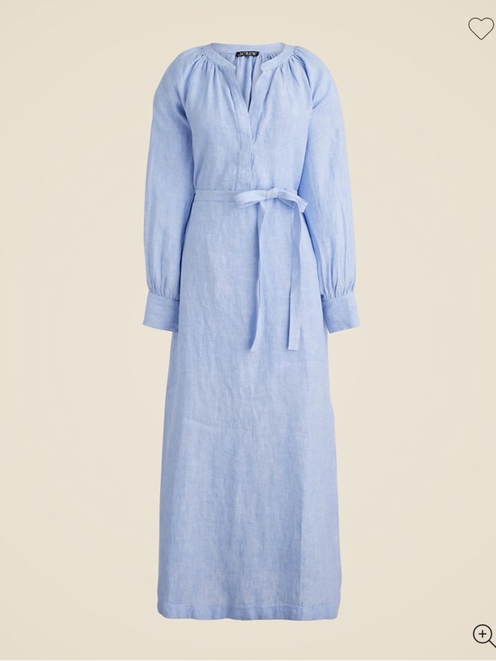 J. Crew Cabana Dress In Linen